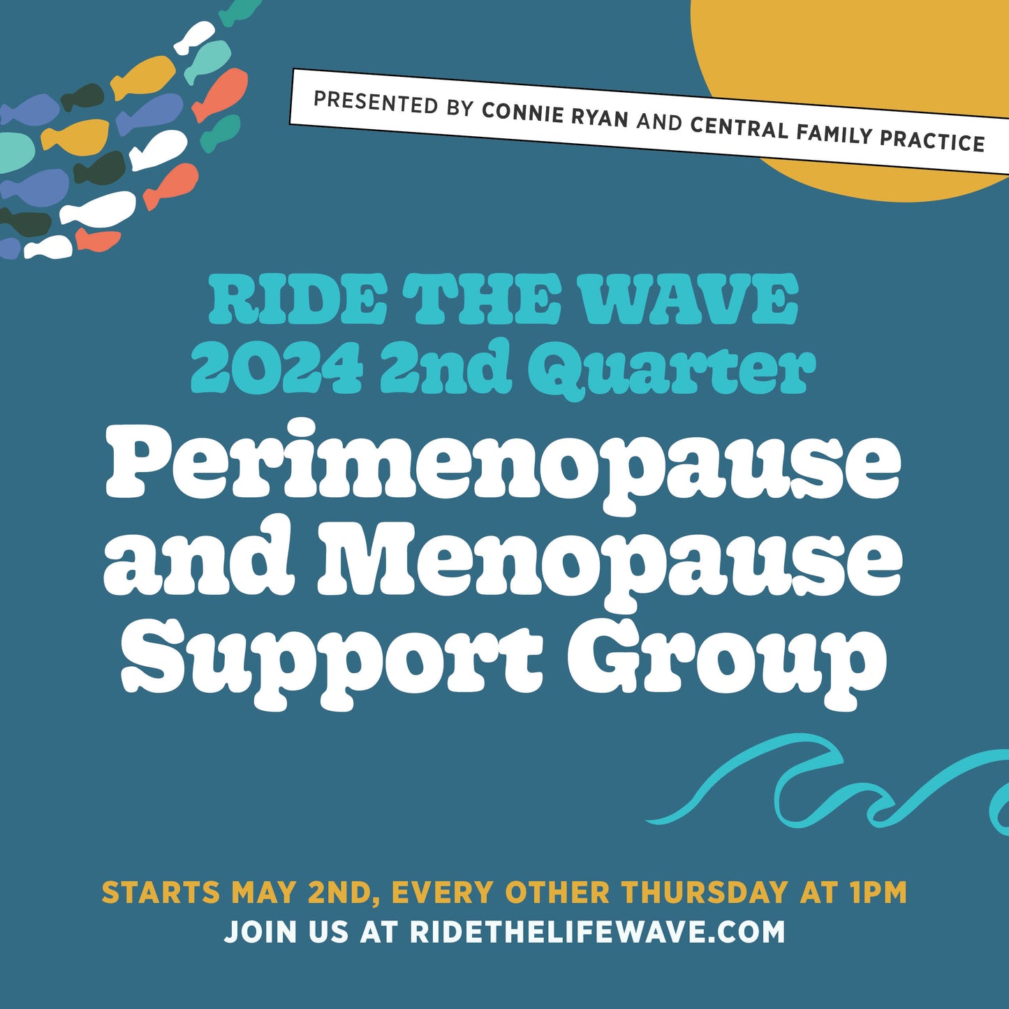 Ride The Wave 2024 2nd Quarter: Perimenopause and Menopause Support Group